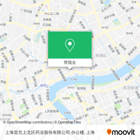 上海雷允上北区药业股份有限公司-办公楼地图