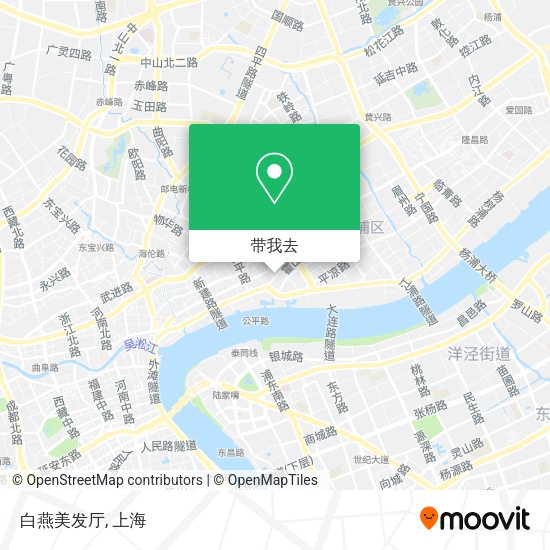 白燕美发厅地图