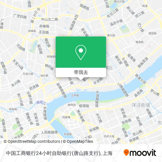 中国工商银行24小时自助银行(唐山路支行)地图