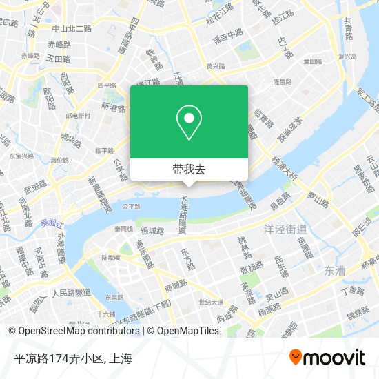 平凉路174弄小区地图