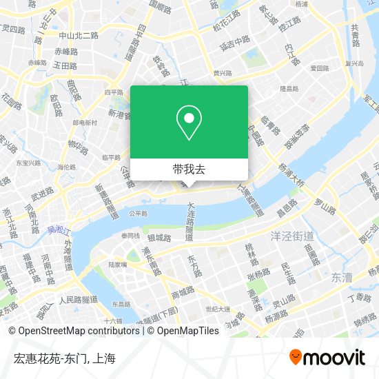 宏惠花苑-东门地图