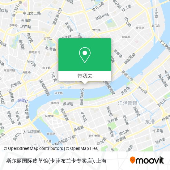 斯尔丽国际皮草馆(卡莎布兰卡专卖店)地图