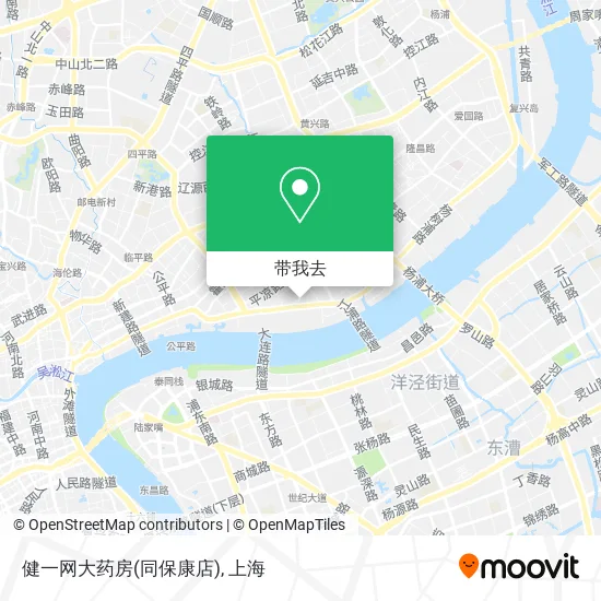 健一网大药房(同保康店)地图
