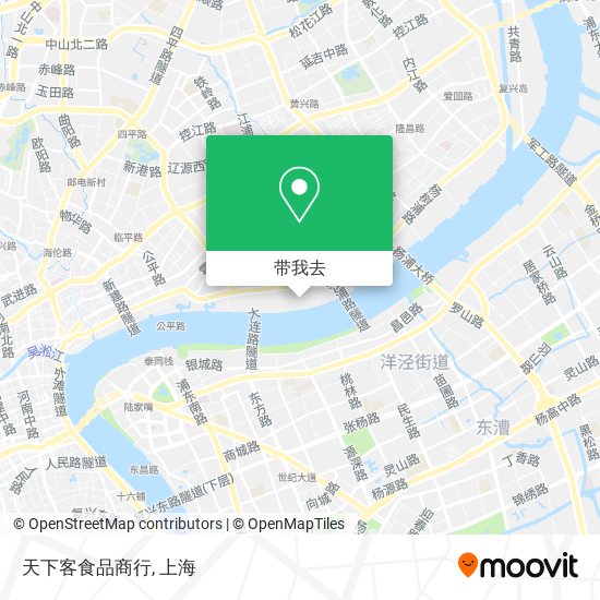 天下客食品商行地图