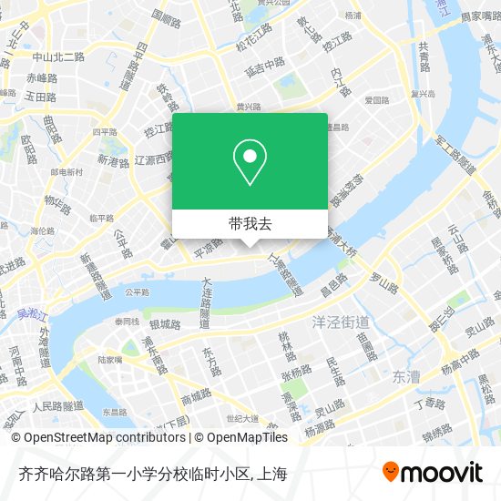 齐齐哈尔路第一小学分校临时小区地图