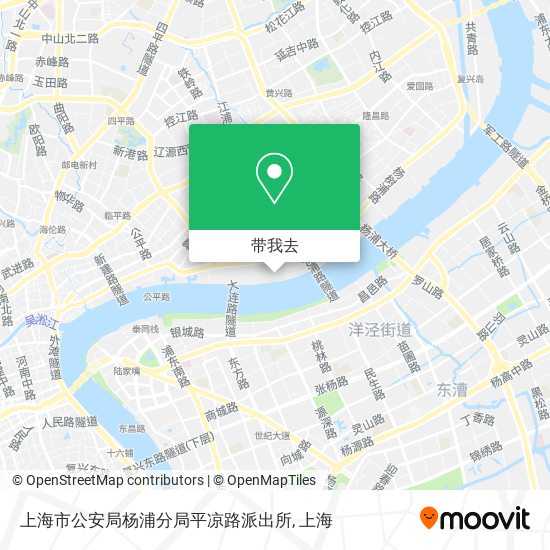 上海市公安局杨浦分局平凉路派出所地图