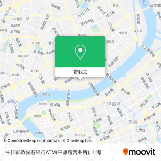 中国邮政储蓄银行ATM(平凉路营业所)地图