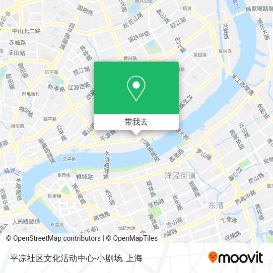 平凉社区文化活动中心-小剧场地图