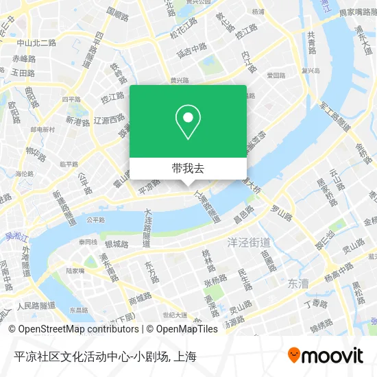 平凉社区文化活动中心-小剧场地图