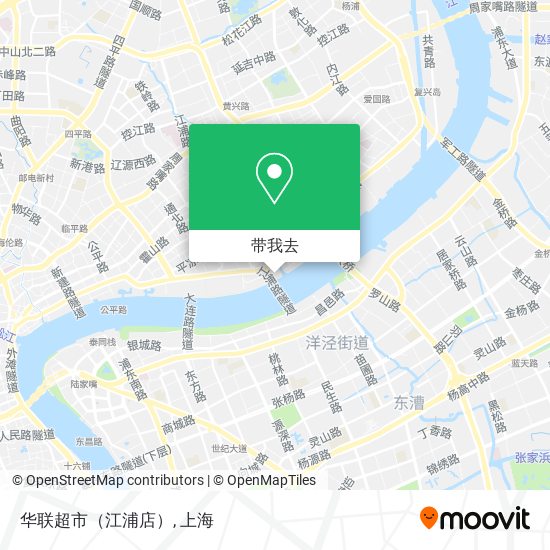 华联超市（江浦店）地图