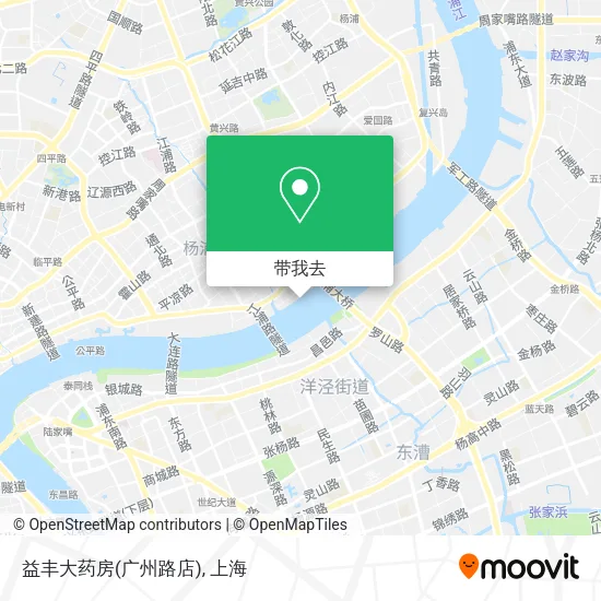 益丰大药房(广州路店)地图