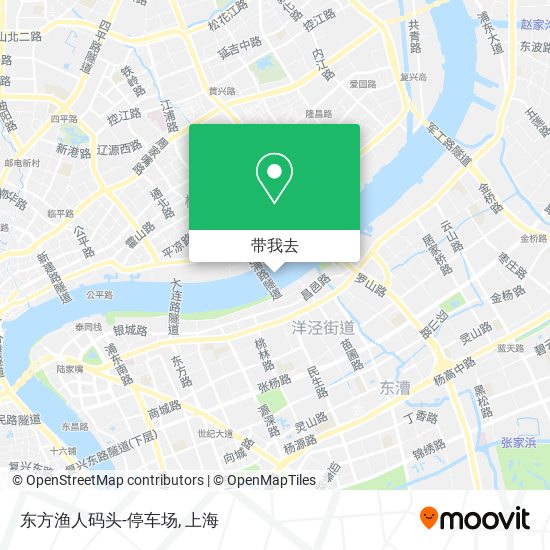 东方渔人码头-停车场地图