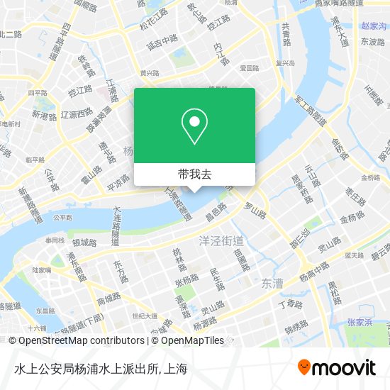 水上公安局杨浦水上派出所地图