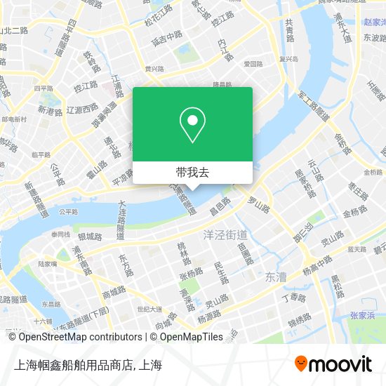 上海帼鑫船舶用品商店地图