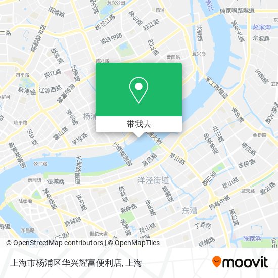 上海市杨浦区华兴耀富便利店地图