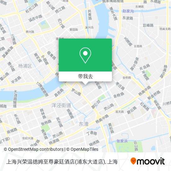 上海兴荣温德姆至尊豪廷酒店(浦东大道店)地图