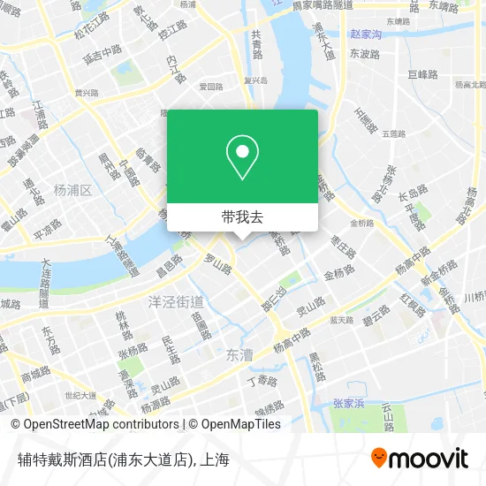 辅特戴斯酒店(浦东大道店)地图