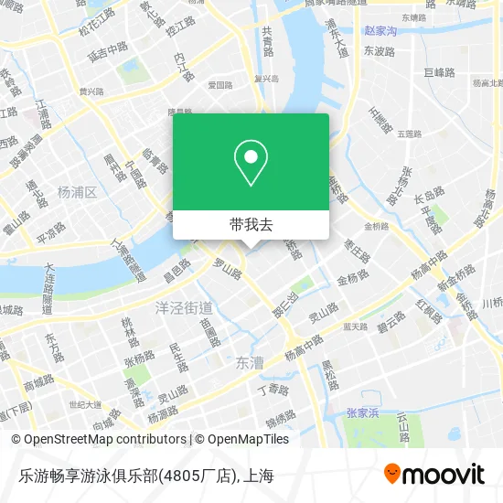 乐游畅享游泳俱乐部(4805厂店)地图