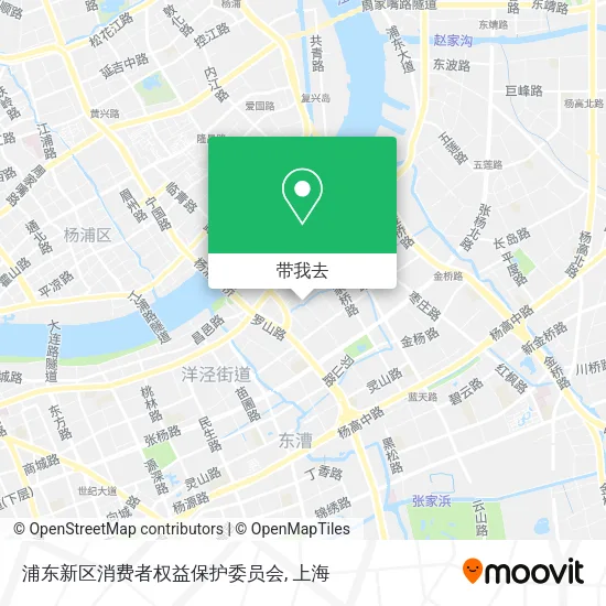 浦东新区消费者权益保护委员会地图
