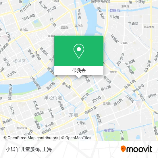 小脚丫儿童服饰地图