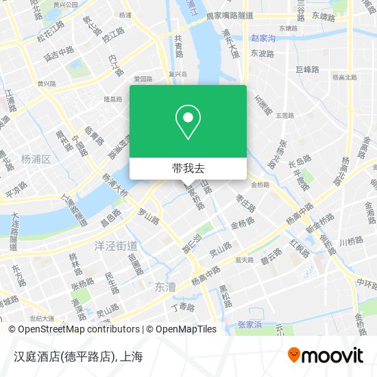 汉庭酒店(德平路店)地图