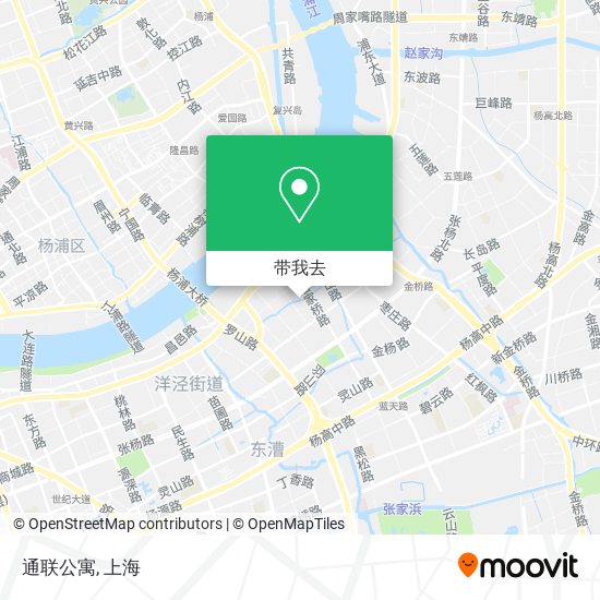 通联公寓地图