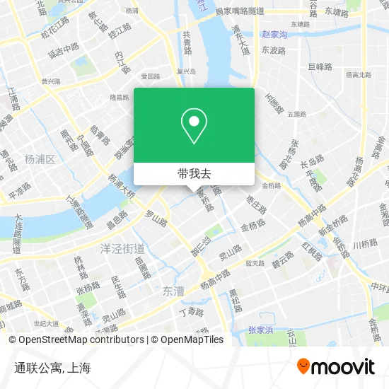 通联公寓地图