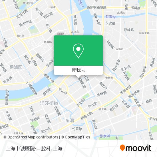 上海申诚医院-口腔科地图