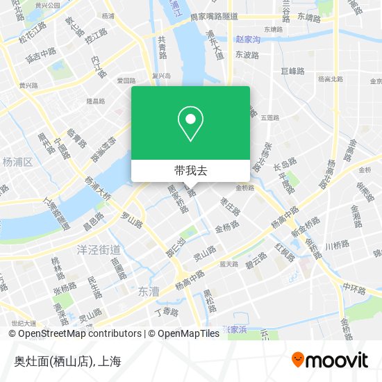 奥灶面(栖山店)地图