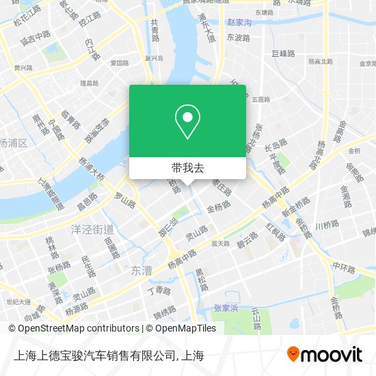 上海上德宝骏汽车销售有限公司地图