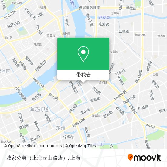 城家公寓（上海云山路店）地图