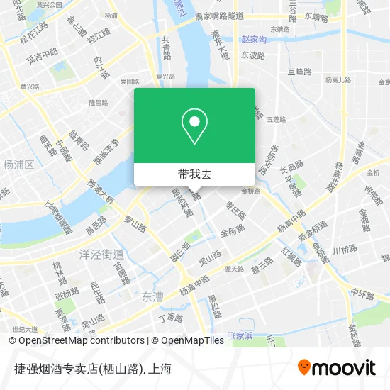 捷强烟酒专卖店(栖山路)地图