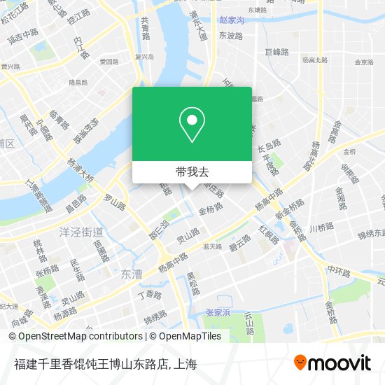 福建千里香馄饨王博山东路店地图