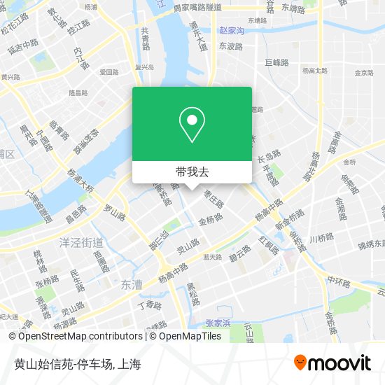黄山始信苑-停车场地图
