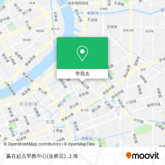 赢在起点早教中心(金桥店)地图