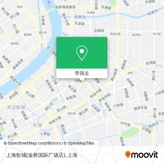 上海歌城(金桥国际广场店)地图