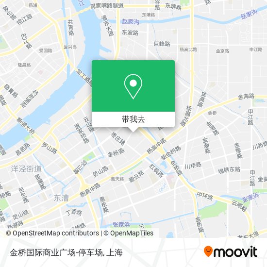 金桥国际商业广场-停车场地图