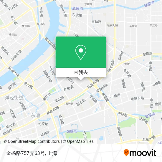 金杨路757弄63号地图