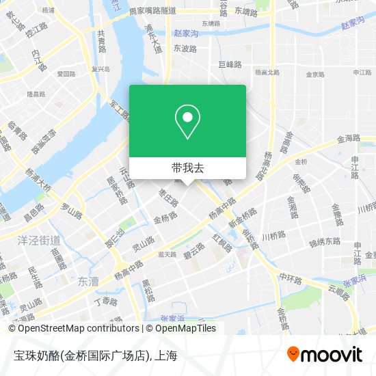 宝珠奶酪(金桥国际广场店)地图