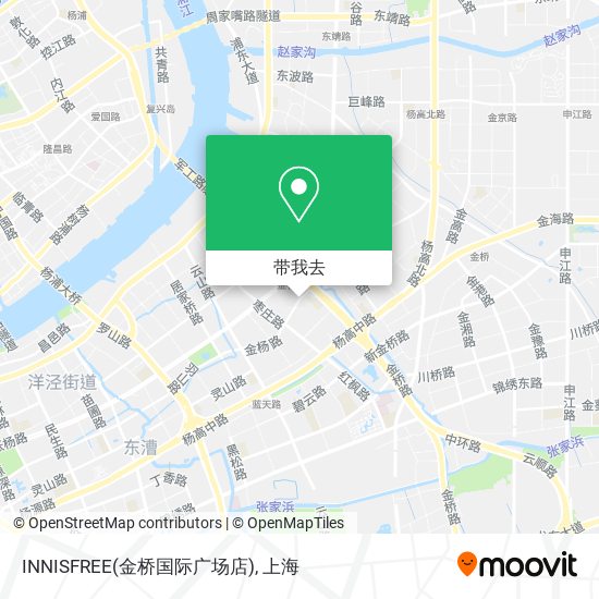 INNISFREE(金桥国际广场店)地图