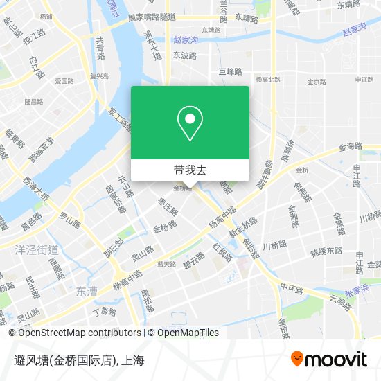 避风塘(金桥国际店)地图