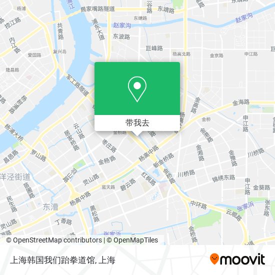 上海韩国我们跆拳道馆地图