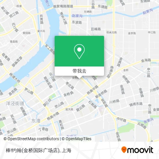 棒!约翰(金桥国际广场店)地图