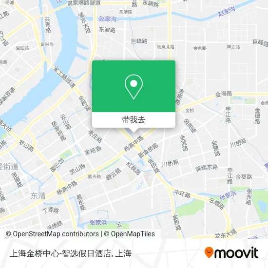 上海金桥中心-智选假日酒店地图