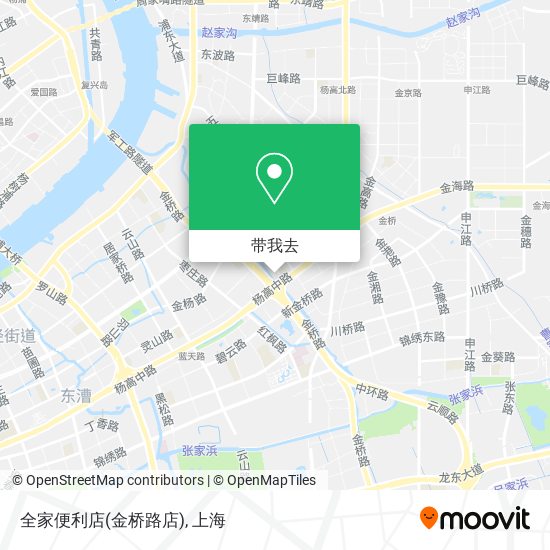 全家便利店(金桥路店)地图
