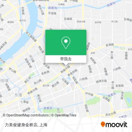力美俊健身金桥店地图