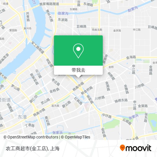 农工商超市(金工店)地图