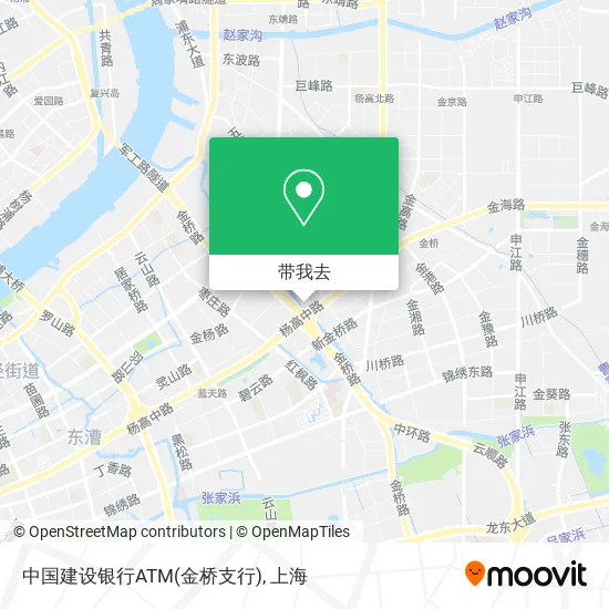 中国建设银行ATM(金桥支行)地图