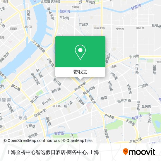 上海金桥中心智选假日酒店-商务中心地图