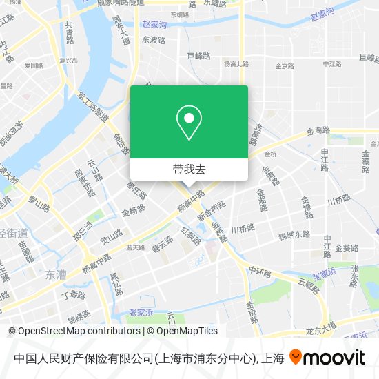 中国人民财产保险有限公司(上海市浦东分中心)地图